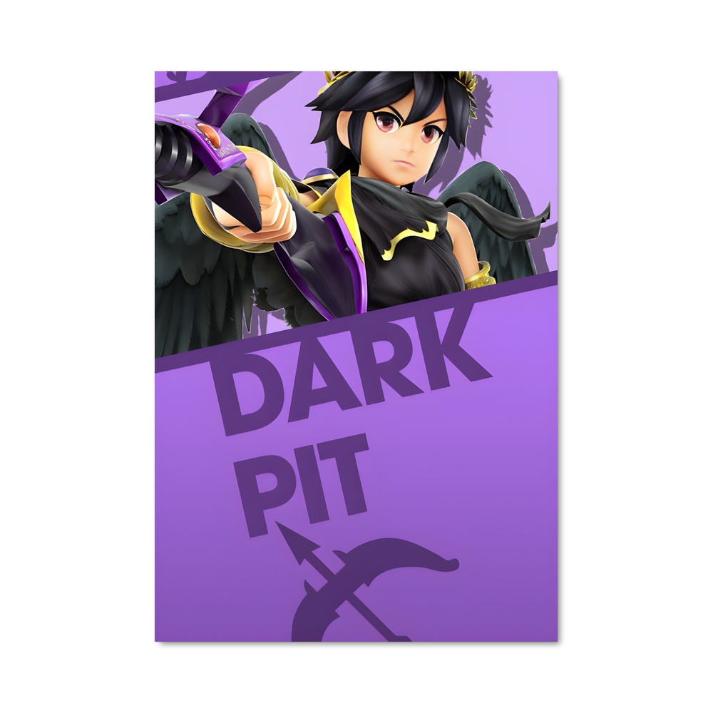 Poster Dark de pit – affiche Super Smash Bros